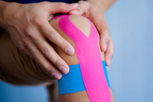 Kinesio Taping treatment at Forest Hill Chiropractic and Massage Clinic in Toronto