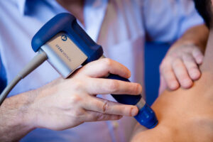 Shockwave therapy treatment at Forest Hill Chiropractic and Massage Clinic in Toronto